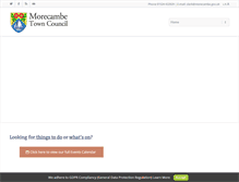 Tablet Screenshot of morecambe.gov.uk